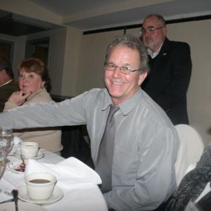 Gary Dow flashes a smile after receiving his second first-place certificate at the Maine Press Association’s Better Newspaper Contest presentation on October 26. KEVIN BURNHAM/Boothbay Register Gary Dow flashes a smile after receiving his second first-place certificate at the Maine Press Association’s Better Newspaper Contest presentation on October 26. KEVIN BURNHAM/Boothbay Register