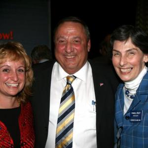 The governor’s visit. Gov. Paul LePage with Catherine Wygant Fossett, left, executive director of the Boothbay Harbor Region Chamber of Commerce, and Pam Riley, president of the Chamber’s board of directors, at the October 1 Business After Hours at the Harbor Theatre. Courtesy of the Boothbay Harbor Region Chamber of Commerce The governor’s visit. Gov. Paul LePage with Catherine Wygant Fossett, left, executive director of the Boothbay Harbor Region Chamber of Commerce, and Pam Riley, president of the Chamber’s board of directors, at the October 1 Business After Hours at the Harbor Theatre. Courtesy of the Boothbay Harbor Region Chamber of Commerce