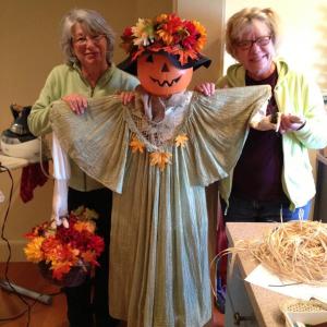 Helping with the pumpkin decorating at St. Andrews Village are, from left, back row: Pat McMurry, Irene Gerny, Nan Jackson, Karen Gilbert, Pam Wilde and Sallie Hemingway; front row: Margaret Holden, Judy Burgess, Kathleen Marty and Mary Gevaudan. Courtesy of Carol Lingard Helping with the pumpkin decorating at St. Andrews Village are, from left, back row: Pat McMurry, Irene Gerny, Nan Jackson, Karen Gilbert, Pam Wilde and Sallie Hemingway; front row: Margaret Holden, Judy Burgess, Kathleen Marty and Mary Gevaudan. Courtesy of Carol Lingard