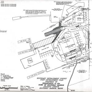 This plan shows the approved layout of the Fish Pier, including where the new Harbor Bait building would be located and where trucks would unload. This plan shows the approved layout of the Pier, including where the new Harbor Bait building would be located and where trucks would unload.