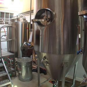 The brew room holds the huge tanks used in the brewing process. SUZI THAYER/Boothbay Register