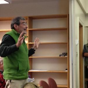 Fred Kaplan explains why he disapproves of the TIF district. RYAN LEIGHTON/Boothbay Register Fred Kaplan explains why he disapproves of the TIF district. RYAN LEIGHTON/Boothbay Register
