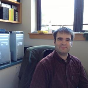 Ben Burns is the new information technologies technician at the Boothbay Region schools. RYAN LEIGHTON/ Boothbay Register