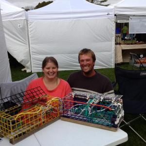 Krystle and Christopher Hodgdon. JOE GELARDEN/Boothbay Register