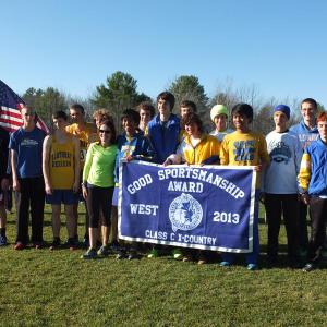 The Boothbay boys team also brought home the Western Class C Good Sportsmanship Award. RYAN LEIGHTON/Boothbay Register 