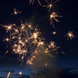 Fireworks over the harbor. KATRINA CLARK/Boothbay Register