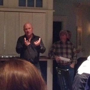 Mark Gimbel, a local business owner speaks about the future of Windjammer Days in Boothbay Harbor. A group of 45 people attended the gathering at McSeagull’s on November 8, to find a solution to keep the festival afloat. RYAN LEIGHTON/Boothbay Register