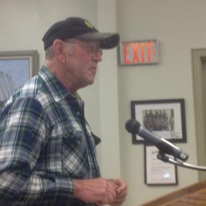 Bill Barnes at Wiscasset selectmen
