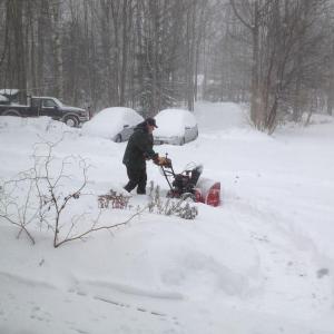 Photo of snowblower