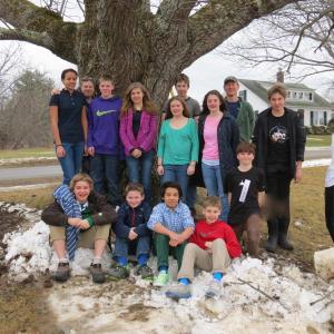 Center for Teaching and Learning’s 2014 mathletes. Front row, from left: Teddy Matel, Tristam Sanborn, Nicco Bartone and Joe Guenther; middle row, from left: Amelia Genus, Jacob Stafford, Teagan Guenther, Charlotte Collins, Sophia Stafford, Ridgely Kelly, Nicholas Miaoulis and Noah Jordan; back row, from left: grade 7-8 math teacher Katie Rittershaus, Parker Elkins and coach Patrick Sanborn