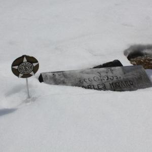 Photo of war memorial marker