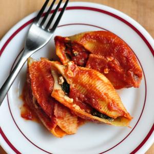 Stuffed pasta shells is the offering at the St. Giles supper April 5.