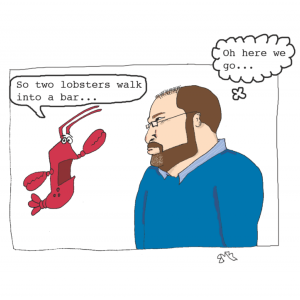 jeff pert cartoon lobster