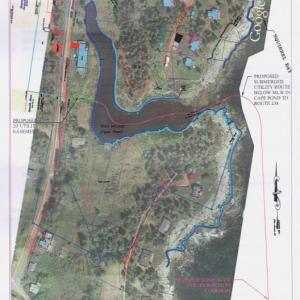 Photo of Cuckolds utility line route