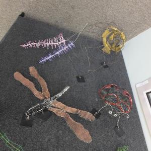 Wire pollinators BRHS art students