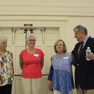 Photo of Wendy Pieh, Leila Percy, Dawn Gilbert and Eliot Cutler