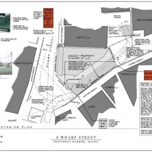 Approved traffic plan and staging areas. Courtesy of Adam Maltese of Knickerbocker Group.