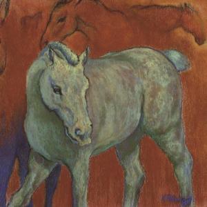 One of the works by Karen Pettingill in her solo show, "Verdigris," opening at River Arts West Gallery July 3. Courtesy of River Arts Karen Pettengill