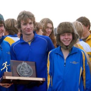 Photo of Nick Scott, Nate Schwehm and Chase Brown