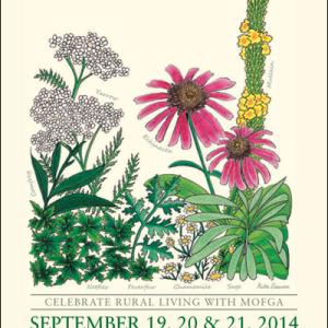 2014 Common Ground Fair poster by Kate Seaver. Fair website photo 2014 Common Ground Fair poster by Kate Seaver