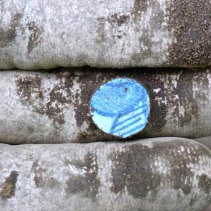 Whatever use this gaming piece received hundreds of years ago remains unknown. The item turned up on a recent archaeological dig on Thwing’s Point Road in Woolwich. Courtesy Friends of Merrymeeting Bay. gaming piece