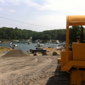 Construction is underway at the new town landing on 29 Thompson Inn Road in South Bristol. WILL McCARTHY/Wiscasset Newspaper