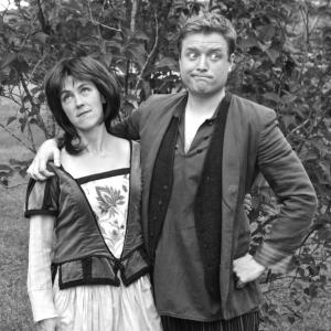 Joel Biron and Victoria Hamilton as The Baker and the Baker's Wife in the Boothbay Playhouse production of “Into The Woods.” Courtesy of Susan Domeyer