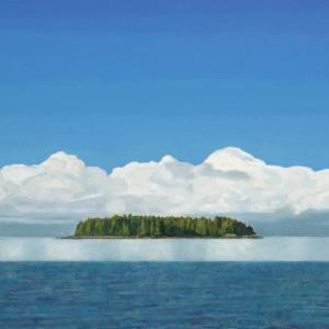 “Wind Shear,” 36 by 43 inches, oil on panel, Tom Curry