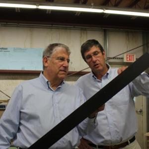 Photo of Eliot Cutler and Tim Hodgdon