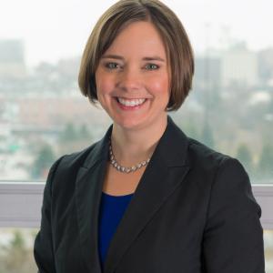 U.S. Senate candidate Shenna Bellows speaks at this year's lobster bake. Courtesy photo