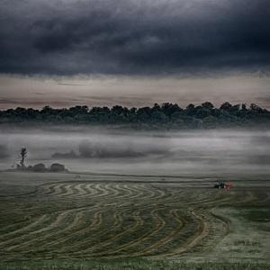 Vermont Farm Dawn, David Wolk