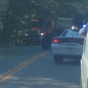 Approaching the scene of the Route 27 accident. Courtesy of Karen Tandy