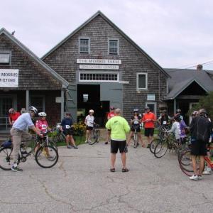 Bikers gather at Morris Farm for the event. Courtesy of Morris Farm