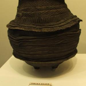 Jackie Melissas’ seaweed smoke fired ceramic, “Keeper of Secrets” Third Place