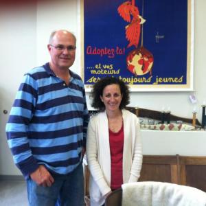 Dirk and Ann Poole in their new shop in Newcastle, Milling Around. SUZI THAYER/Wiscasset Newspaper