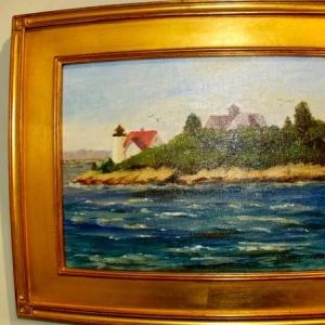 “Windy Day at Hendricks Head” Corinne McIntyre