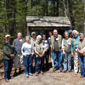 Boothbay Region Land Trust volunteers