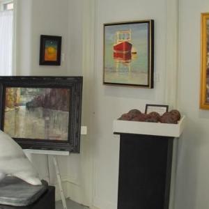 Second floor of Studio 53  Boothbay Harbor ME