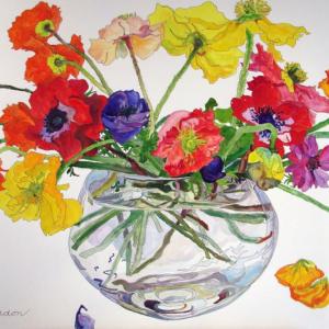 “Red and Yellow Poppies,” Jean Swan Gordon “Red and Yellow Poppies,” Jean Swan Gordon