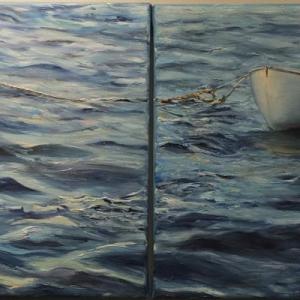 Maria Boord, “Mooring & Rowboat”