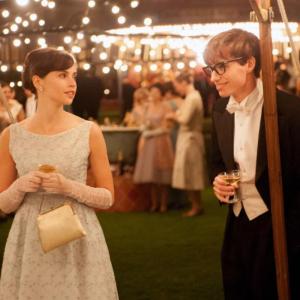 Felicity Jones and Eddie Redmayne as Jane Wilde and Stephen Hawking in “The Theory of Everything.” The film opens at the Lincoln Theater on Friday, Dec. 26. Courtesy of Andrew Fenniman The Theory of Everything