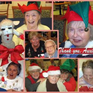The Gregory Wing Christmas party. Courtesy of Jerie Phinney/Peggy Powis