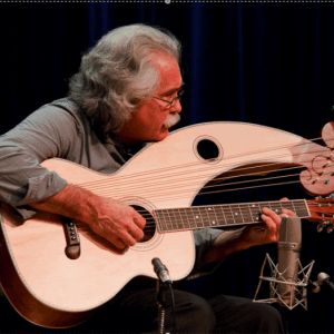 Stephen Bennett will join Eric Lugosch at the Lincoln Theater on Dec. 26 for an afternoon guitar workshop and evening concert. Courtesy of Stephen Bennett Stephen Bennett