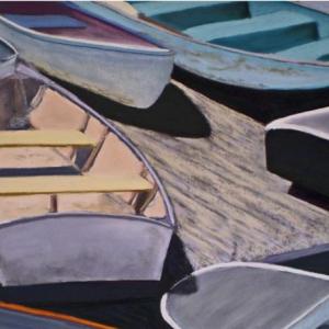 “In and Out 5,” pastel by Jan Roberson
