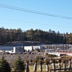Construction of the new clubhouse being worked on at the Boothbay Harbor Country Club. KATRINA CLARK/Boothbay Register