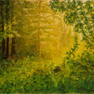 Misty Morn 5, pastel by Jan Roberson
