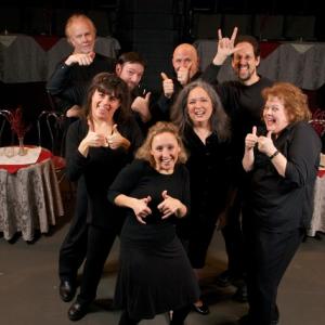 The 2012 cast of The Theater Project’s almost annual Winter Cabaret. The 2015 production run is weekends Jan. 23 through Feb. 1. Courtesy of The Theater Project The cast of The Theater Project’s Winter Cabaret