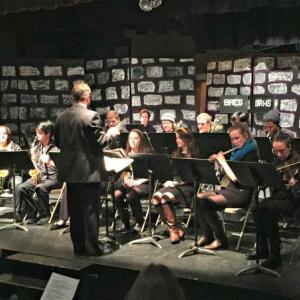 The Seahawk Symphonic Band performing “One Night in Athens” conducted by music teacher Mark Phillips. KATRINA CLARK/Boothbay Register