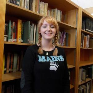 Boothbay Region High School Poetry Out Loud winner, junior Gretchen Elder. KATRINA CLARK/Boothbay Register