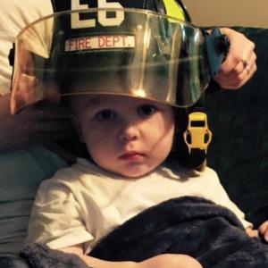 Derek Wilson, Wiscasset Fire Department helmet